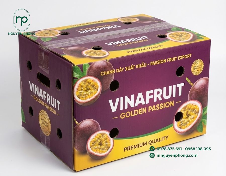 Thùng carton đựng chanh dây